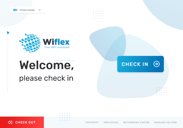 Wiflex bezoekersregistratie